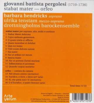 CD Giovanni Battista Pergolesi: Stabat Mater