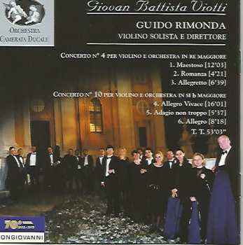CD Giovanni Battista Viotti: Concerti Per Violino - Opera Integrale