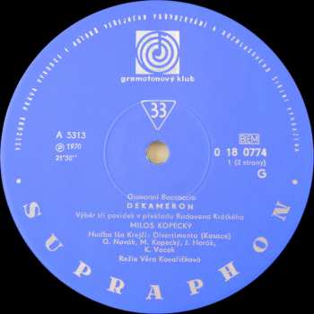 LP Giovanni Boccaccio: Dekameron