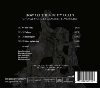 CD The Academy Of Ancient Music: How Are The Mighty Fallen - Choral Music