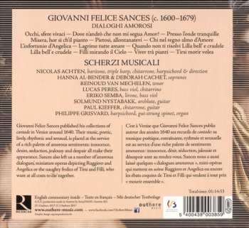CD Giovanni Felice Sances: Dialogi Amorosi