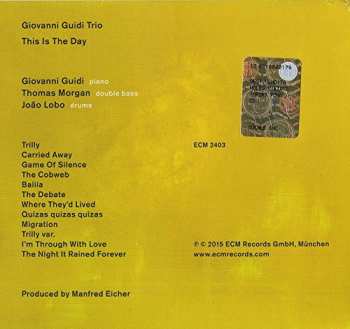 CD Giovanni Guidi Trio: This Is The Day