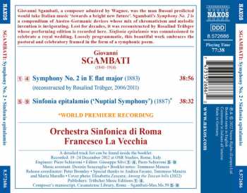 CD Francesco La Vecchia: Symphony No. 2 • Sinfonia Epitalamio