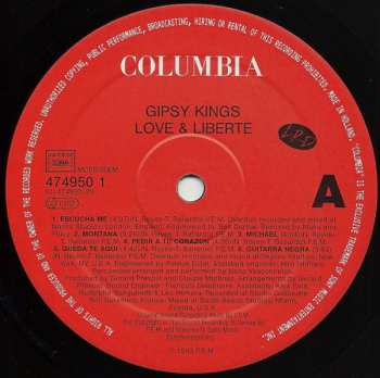 LP Gipsy Kings: Love & Liberté