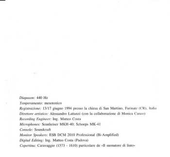 CD Girolamo Frescobaldi: Il Primo Libro Delle Canzoni II