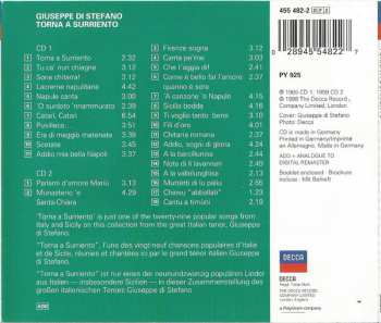 2CD Giuseppe Di Stefano: Torna A Surriento (Songs Of Italy & Sicily)