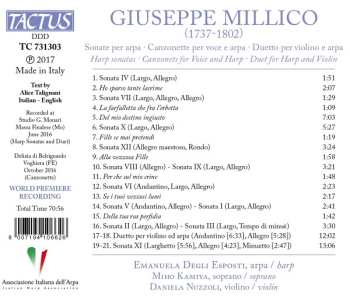 CD Daniela Nuzzoli: Sonate Per Arpa; Canzonette Per Voce E Arpa; Duetto Per Arpa E Violino