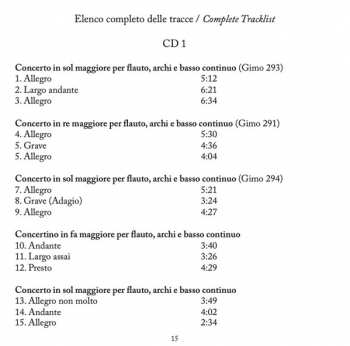 2CD Giuseppe Tartini: Concerti Per Flauto; Sonate; "Trillo Del Diavolo"