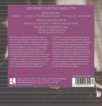 CD Giuseppe Tartini: Sonate Op. 1