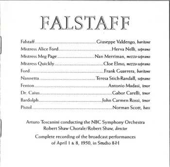 2CD/Dobozkészlet Giuseppe Verdi: Falstaff