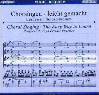 2CD Giuseppe Verdi: Chorsingen Leicht Gemacht:verdi,requiem (tenor)