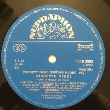 2LP Giuseppe Verdi: Géniové Světové Hudby V. (2xLP)
