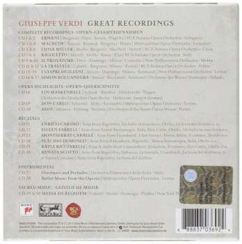 30CD/Dobozkészlet Giuseppe Verdi: Great Recordings LTD