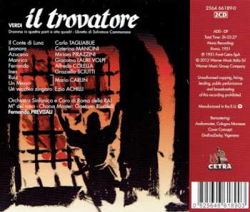 2CD Giuseppe Verdi: Il Trovatore