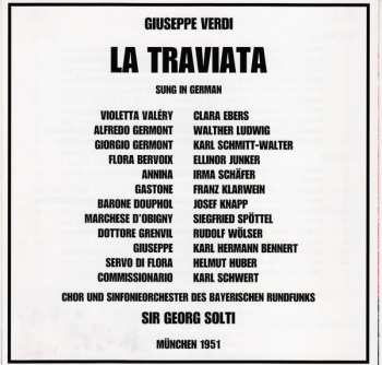 2CD Georg Solti: La Traviata - München 1951