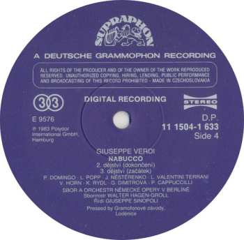 3LP/Dobozkészlet Giuseppe Verdi: Nabucco