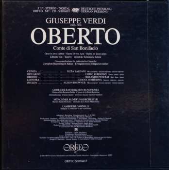 3LP/Dobozkészlet Giuseppe Verdi: Oberto
