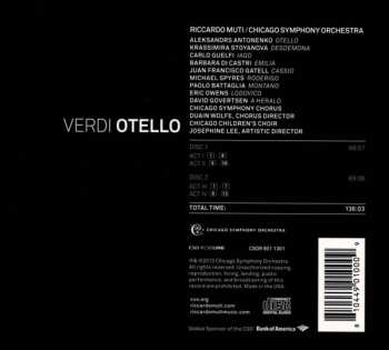 2CD/Dobozkészlet Giuseppe Verdi: Otello