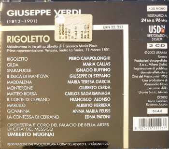 2CD Maria Callas: Rigoletto