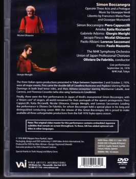 DVD Giuseppe Verdi: Simon Boccanegra