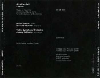 CD Gidon Kremer: Lament