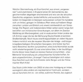 CD Giya Kancheli: Little Imber