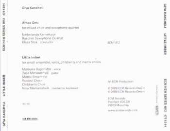 CD Giya Kancheli: Little Imber