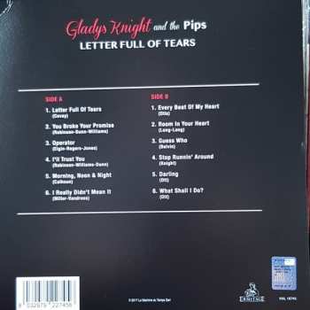 LP Gladys Knight And The Pips: Letter Full Of Tears