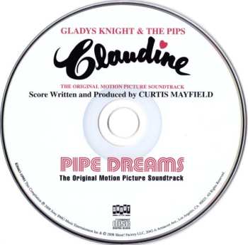 CD Gladys Knight And The Pips: Claudine / Pipe Dreams: Original Soundtracks