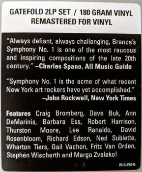 2LP Glenn Branca: Symphony No. 1 (Tonal Plexus)