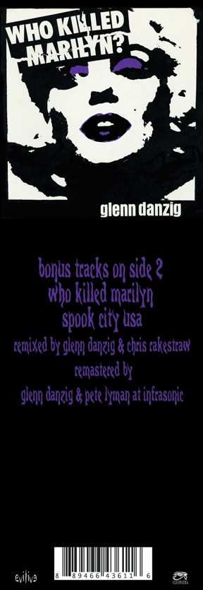LP Glenn Danzig: Who Killed Marilyn? PIC