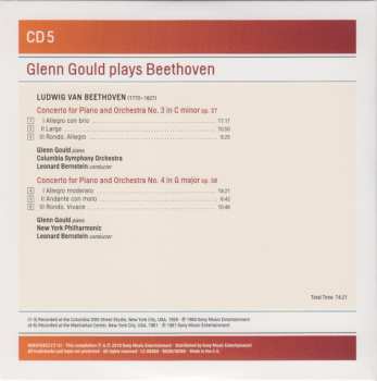 6CD/Dobozkészlet Ludwig van Beethoven: Glenn Gould Plays Beethoven (Piano Sonatas & Piano Concertos Nos. 1-5)