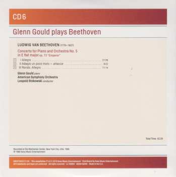 6CD/Dobozkészlet Ludwig van Beethoven: Glenn Gould Plays Beethoven (Piano Sonatas & Piano Concertos Nos. 1-5)