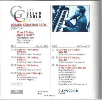 2CD Johann Sebastian Bach: French Suites BWV 812–817; Overture In French Style BWV 831