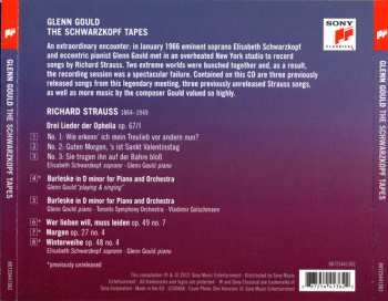 CD Glenn Gould: The Schwarzkopf Tapes