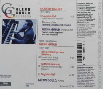 CD Glenn Gould: Wagner: Siegfried-Idyll · Wagner/Gould: Die Meistersinger Von Nürnberg, Götterdämmerung, Siegfried-Idyll (Piano Transcriptions)