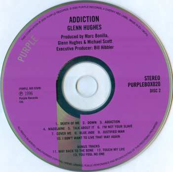 6CD/Dobozkészlet Glenn Hughes: Justified Man – The Studio Albums 1995-2003