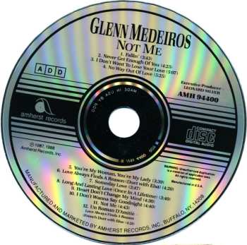 CD Glenn Medeiros: Not Me