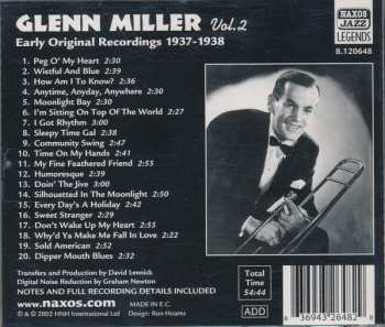 CD Glenn Miller: Glenn Miller Vol. 2 - Community Swing - Early Original Recordings 1937-1938