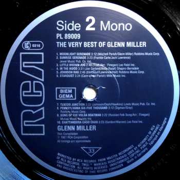 LP Glenn Miller: The Very Best Of Glenn Miller