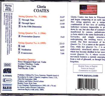 3CD/Dobozkészlet Gloria Coates: String Quartets 1-9
