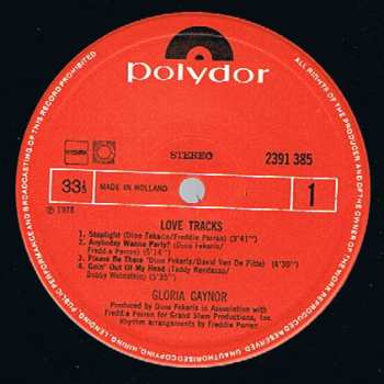 LP Gloria Gaynor: Love Tracks
