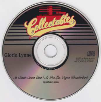 CD Gloria Lynne: Gloria Lynne At Basin Street East / Gloria Lynne At The Las Vegas Thunderbird With The Herman Foster Trio