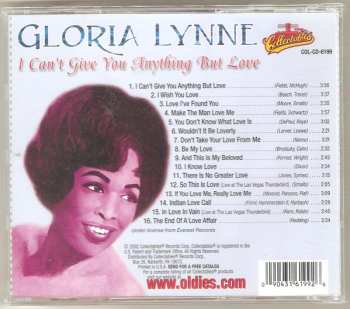 CD Gloria Lynne: I Can't Give You Anything But Love