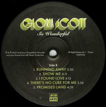 LP Gloria Scott: So Wonderful