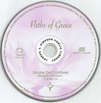 CD Gloriae Dei Cantores: Paths Of Grace