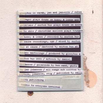 CD Glorybox: Pale Blue Light E.P.