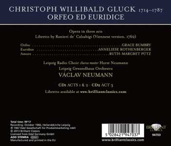 2CD Václav Neumann: Orfeo Ed Euridice