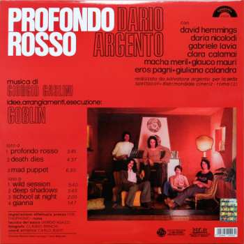 LP Goblin: Profondo Rosso (Colonna Sonora Originale Del Film) LTD | CLR