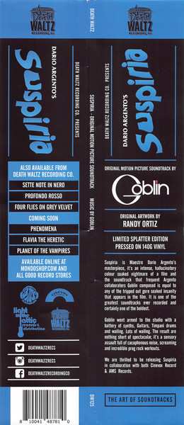 LP Goblin: Suspiria (Original Motion Picture Soundtrack) CLR | LTD